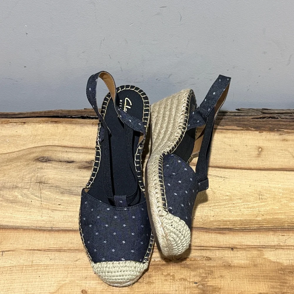 *NEW* Clark's Petrina Kaelie Espadrilles 8.5 B17B